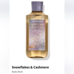 🔥🔥🆕BATH & BODY WORKS BODY WASH/ SNOWFLAKES & CASHMEREE
